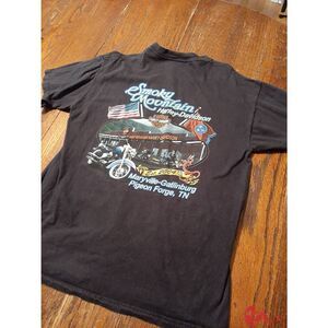 Large Harley Davidson Smoky Mountain Harley Maryville Gatlinburg TN Tee T-Shirt